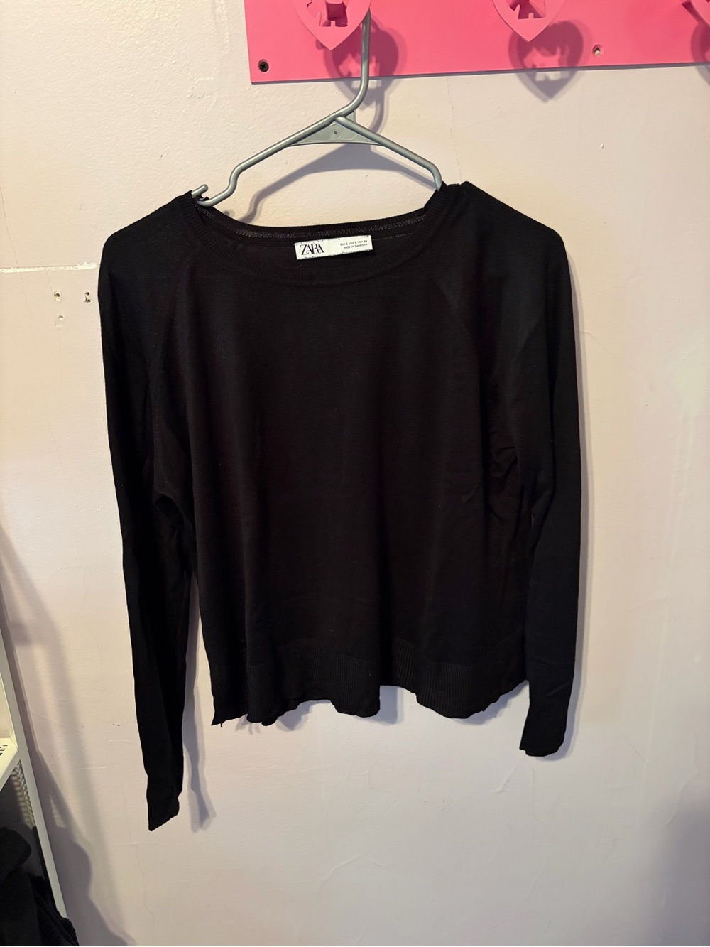 ZARA Light Knit Longsleeve Top